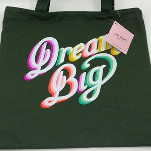 Kate Spade Dream Big Canvas Book Tote